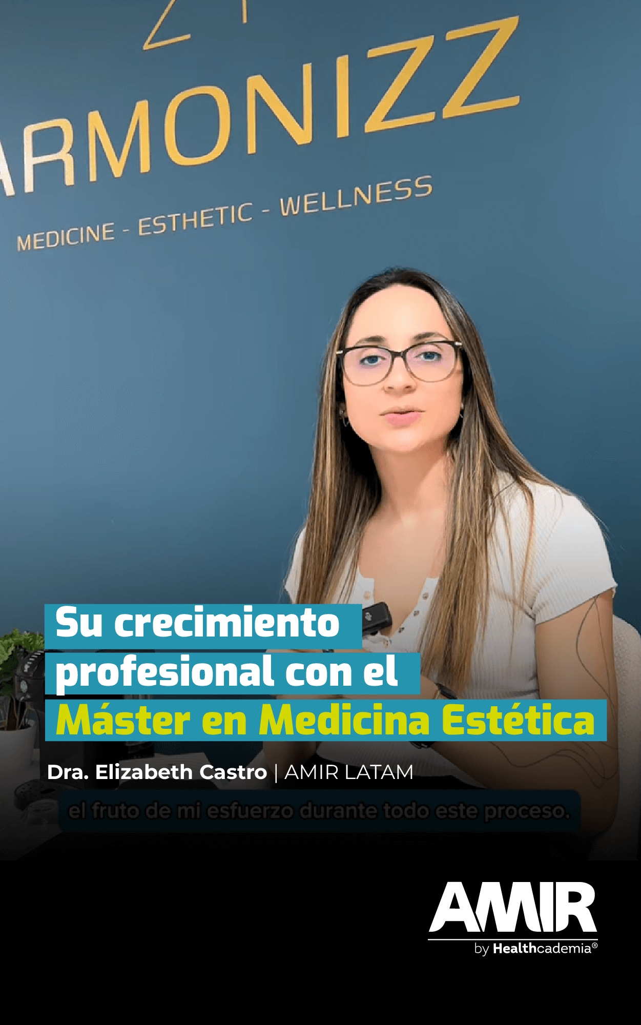 Portada del testimonio de la Dra. Elizabeth Castro