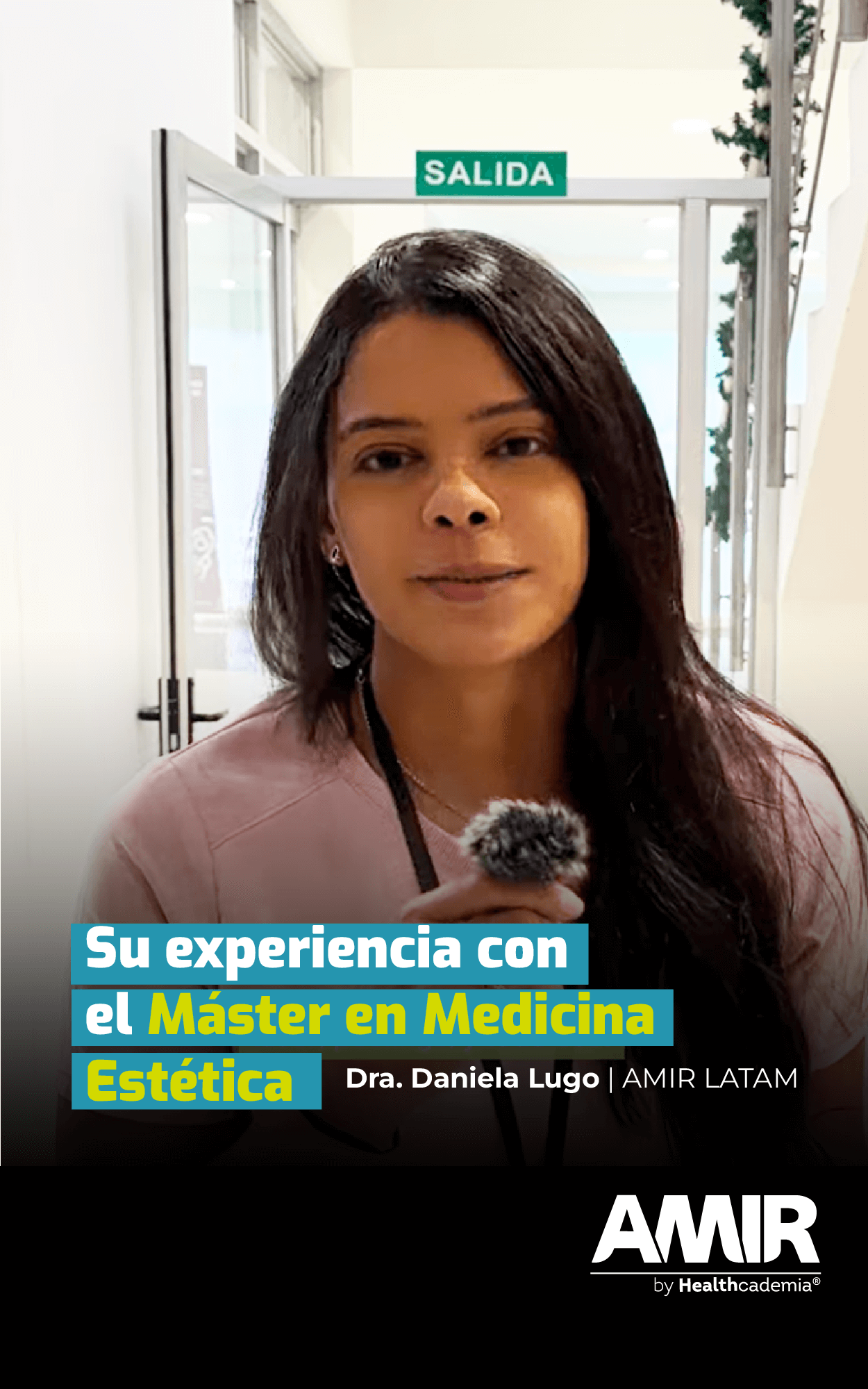 Portada del testimonio de la Dra. Daniela Lugo